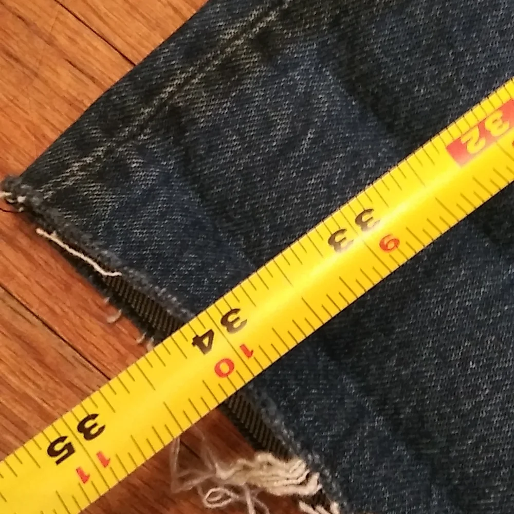 Levi's denim jeans.